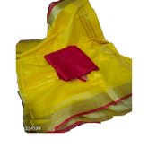 Khadi Linen Saree M J HANDLOOM